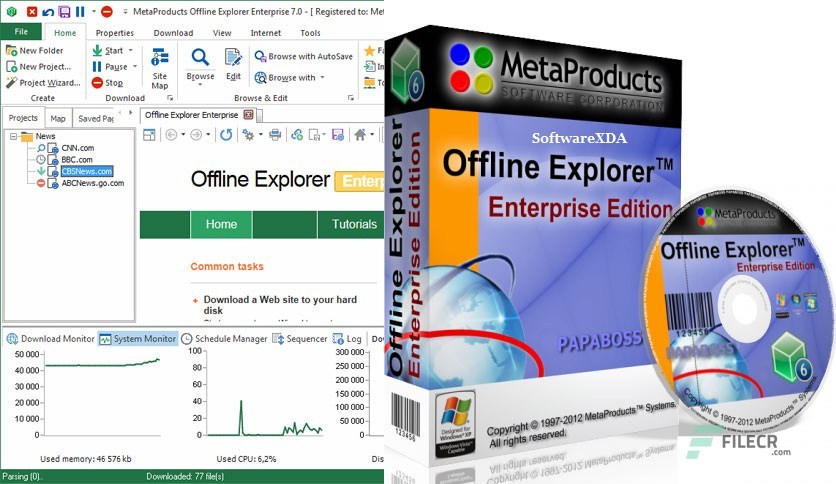 Product Offline Explorer Enterprise 7.8.4660 + Full Crack